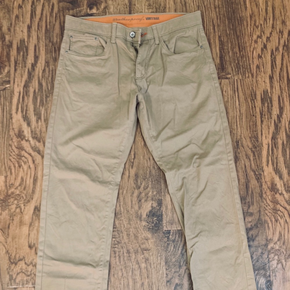 Weatherproof Vintage pants khaki dress casual